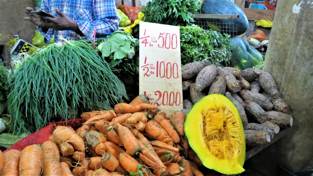 Fresh local produce at Port Louis Central Market