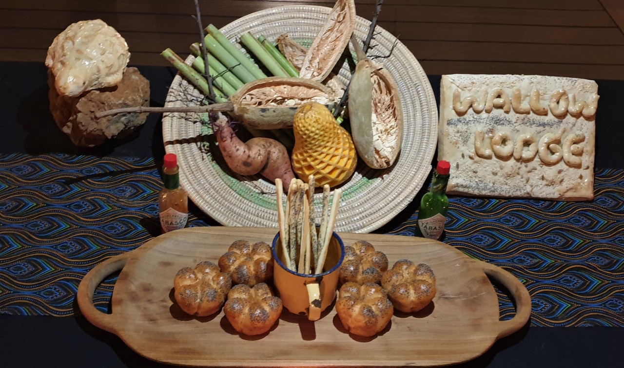 Special display for our traditional local cuisine feast at The Wallow Lodge