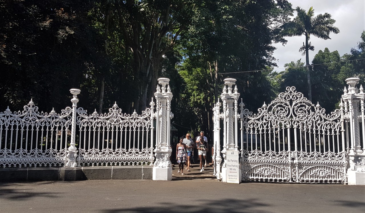 Entry Gates at Mauritius National Botanical Garden